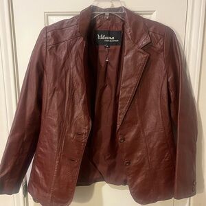 Wilsons Leather Burgundy Jacket